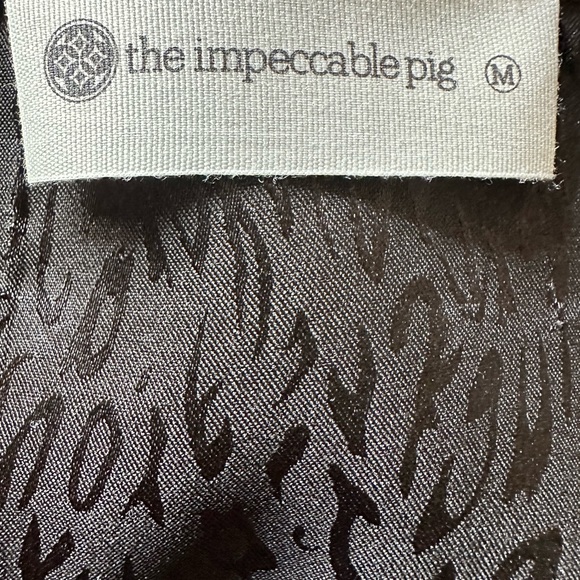 The Impeccable Pig Anthropologie Long Sleeve Black Blouse. Size Medium - Picture 6 of 9